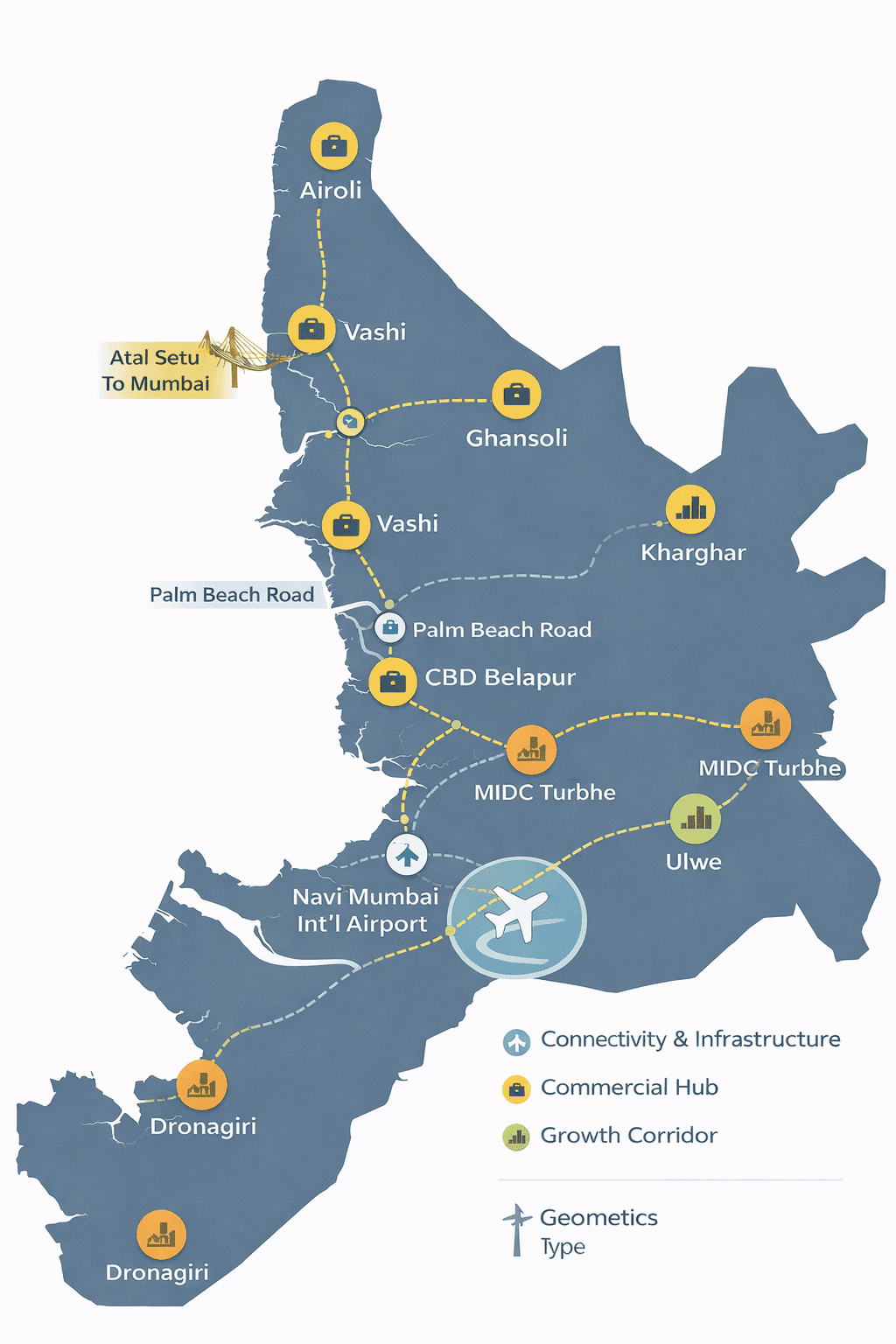 Finscape Navi Mumbai map