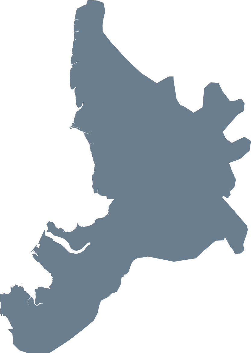 Navi Mumbai region map